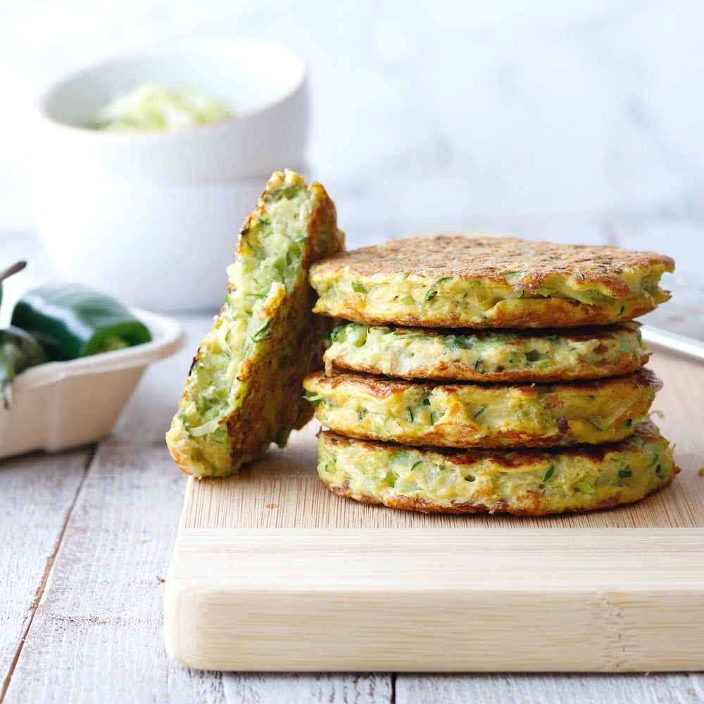 Jalapeño Zucchini Fritters